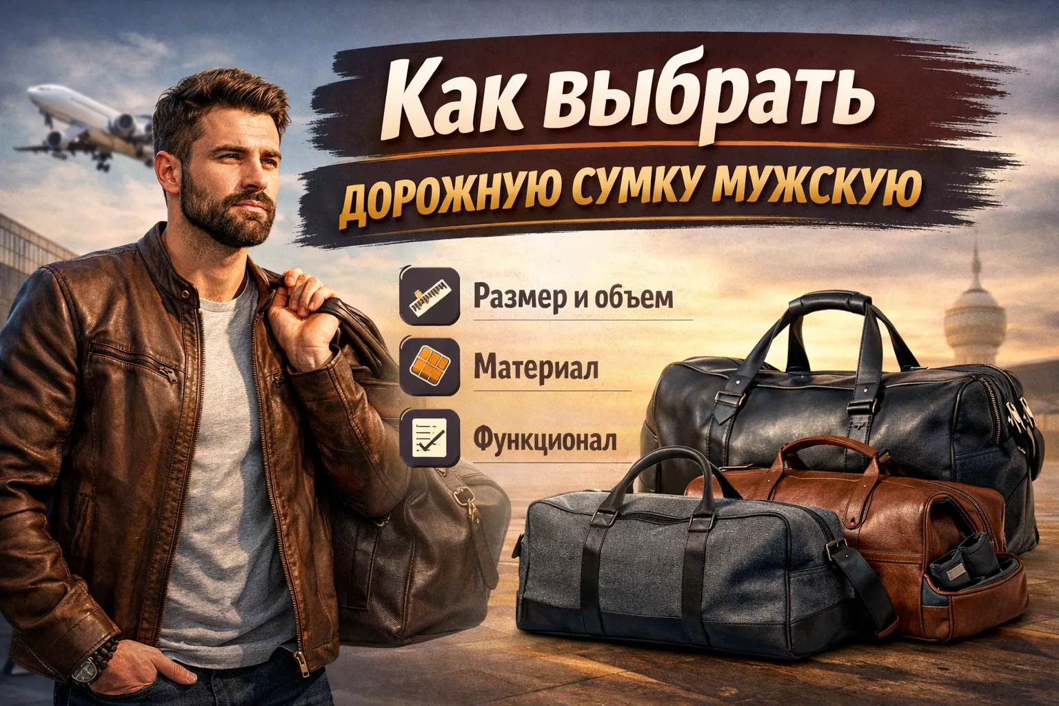 Как выбрать дорожную сумку мужскую
