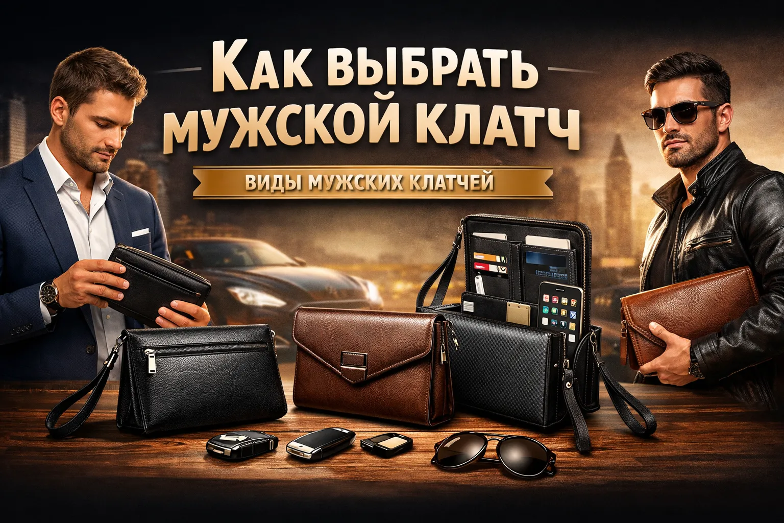 Как выбрать мужской клатч