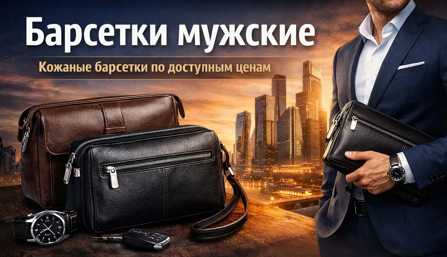 Как выбрать мужскую барсетку