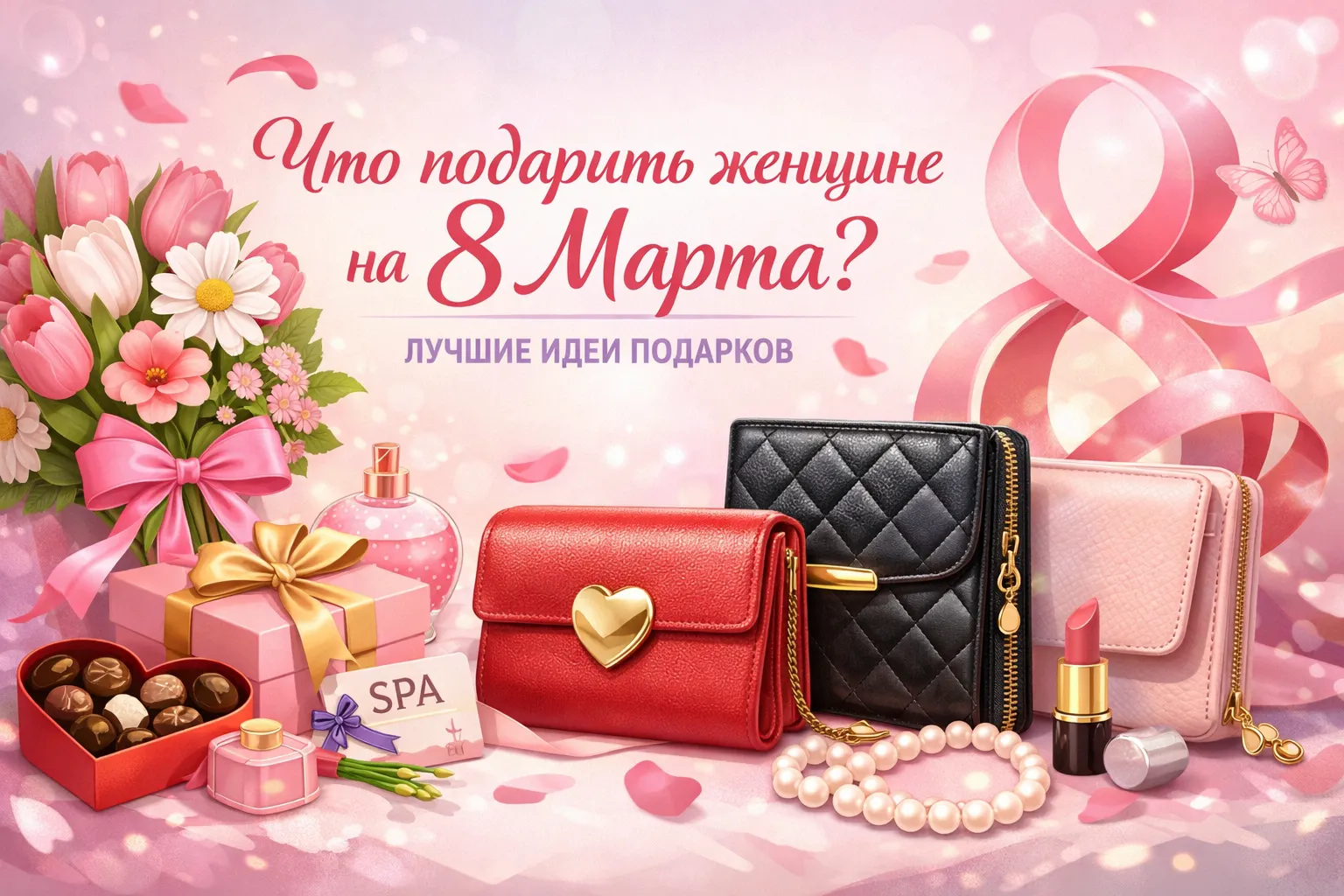 Что подарить женщине на 8 Марта