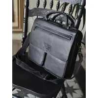 Портфель-сумка Ruff Ryder 1608-1 для документов и ноутбука кожаный Old Money