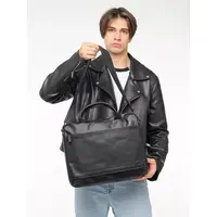 Портфель-сумка Ruff Ryder 1608-1 для документов и ноутбука кожаный Old Money