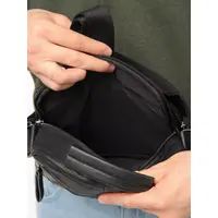 Сумка мужская через плечо из натуральной кожи Ruff Ryder 89060 с ручкой и ремнем