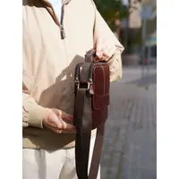 Кожаная сумка мужская Ryff Ryder 9070 для документов и телефона