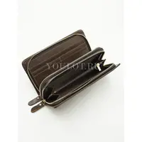 Клатч мужской Briefcase 9069 для телефона и паспорта кожаный коричневый