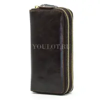 Клатч мужской кожаный Briefcase 9315 с двумя молниями