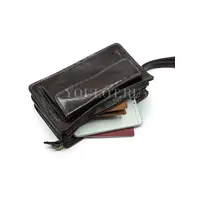 Клатч мужской с карманом для телефона и ручкой Briefcase 302 BROWN