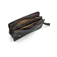 Клатч мужской с карманом для телефона и ручкой Briefcase 302 BROWN