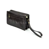 Клатч мужской с карманом для телефона и ручкой Briefcase 302 BROWN