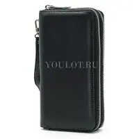Клатч мужской кожаный Briefcase 7M-1128 с двумя молниями