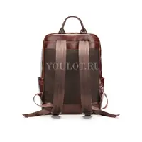 Мужской рюкзак кожаный для ноутбука 15" и документов A4