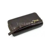 Клатч мужской кожаный Briefcase 9315 с двумя молниями