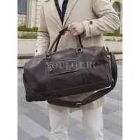 Сумка дорожная Briefcase 9801-55 из натуральной кожи с отделением для обуви