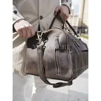 Сумка дорожная Briefcase 9801-55 из натуральной кожи с отделением для обуви