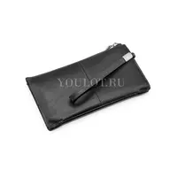 Кожаный мужской клатч Briefcase M1302 с ручкой на запястье