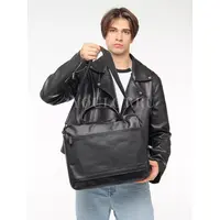 Портфель-сумка Ruff Ryder 1608-1 для документов и ноутбука кожаный Old Money