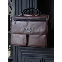 Портфель-сумка Ruff Ryder 1608 для документов и ноутбука кожаный Old Money