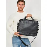 Портфель-сумка Ruff Ryder 4063-1 из натуральной кожи для ноутбука и документов