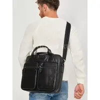 Портфель-сумка Ruff Ryder 4063-1 из натуральной кожи для ноутбука и документов