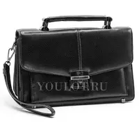 Сумка барсетка Briefcase B9083-18 стилизованная