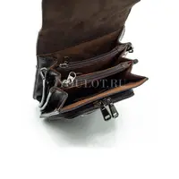 Барсетка мужская вертикальная Briefcase D28-15 с ручкой и ремнем