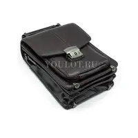Барсетка мужская вертикальная Briefcase D28-15 с ручкой и ремнем