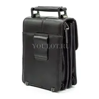 Барсетка мужская вертикальная Briefcase D28-15 с ручкой и ремнем