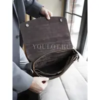Портфель для документов Ruff Ryder 4129, сумка из натуральной кожи Old Money
