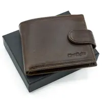 Мужской кошелек Ruff Ryder 38483W-1 с зажимом коричневый кожа