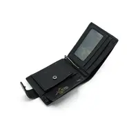 Кошелек мужской Ruff Ryder 38483W с зажимом черный из натуральной кожи