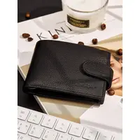 Кошелек мужской Ruff Ryder 38483W с зажимом черный из натуральной кожи
