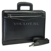 Папка для документов Briefcase 2880-18 BLACK формата А4 с выдвижными ручками