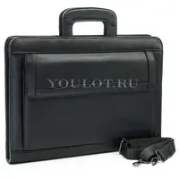 Папка-портфель для документов А4 Briefcase 2881-01 BLACK с ручками