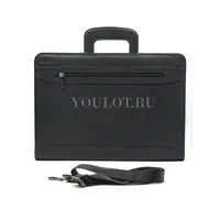 Папка для документов формата А4 Briefcase 2882-01 BLACK с выдвижными ручками