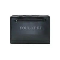 Папка-портфель Briefcase 2887-18 BLACK с ремнем через плечо черная