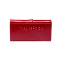 Женский кошелек для денег и карточек из натуральной кожи Briefcase 3023 RED