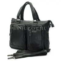 Мужской кожаный портфель Briefcase​с 33662# ручками и съемным плечевым ремнем