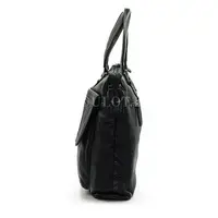 Мужской кожаный портфель Briefcase 33666# Black черного цвета
