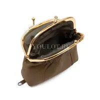 Кошелек женский кожаный с минималистичным дизайном Briefcase 391244/0 бежевый