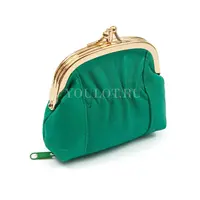 Кожаный кошелек для женщин на защелке Briefcase 391246/0 бирюзовый