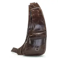 Сумка на плечо мужская из натуральной кожи Briefcase 6023#