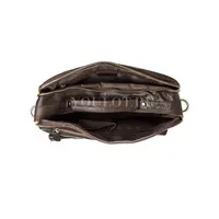Мужской кожаный портфель Briefcase 7120# с плечевым ремнем