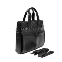 Портфель ​мужской Briefcase 8658-5# Black для ноутбука и документов из искусственной кожи