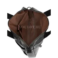 Портфель ​мужской Briefcase 8658-5# Black для ноутбука и документов из искусственной кожи