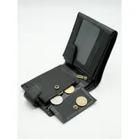 Недорогой мужской кошелек Briefcase 9051 из натуральной кожи для денег и карт