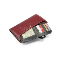 Женский кошелек с большим количеством отделений Briefcase TP-193-4 из натуральной кожи красный