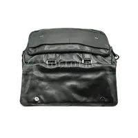 Мужской кожаный портфель Briefcase СМ1\Г BLACK (1) для документов и ноутбука