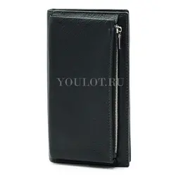 Клатч мужской кожаный на молнии и магнитах Briefcase