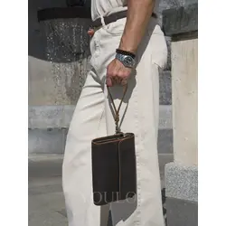 Клатч из натуральной кожи, кошелек - портмоне