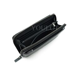 Клатч из натуральной кожи, кошелек - портмоне с карманом для телефона